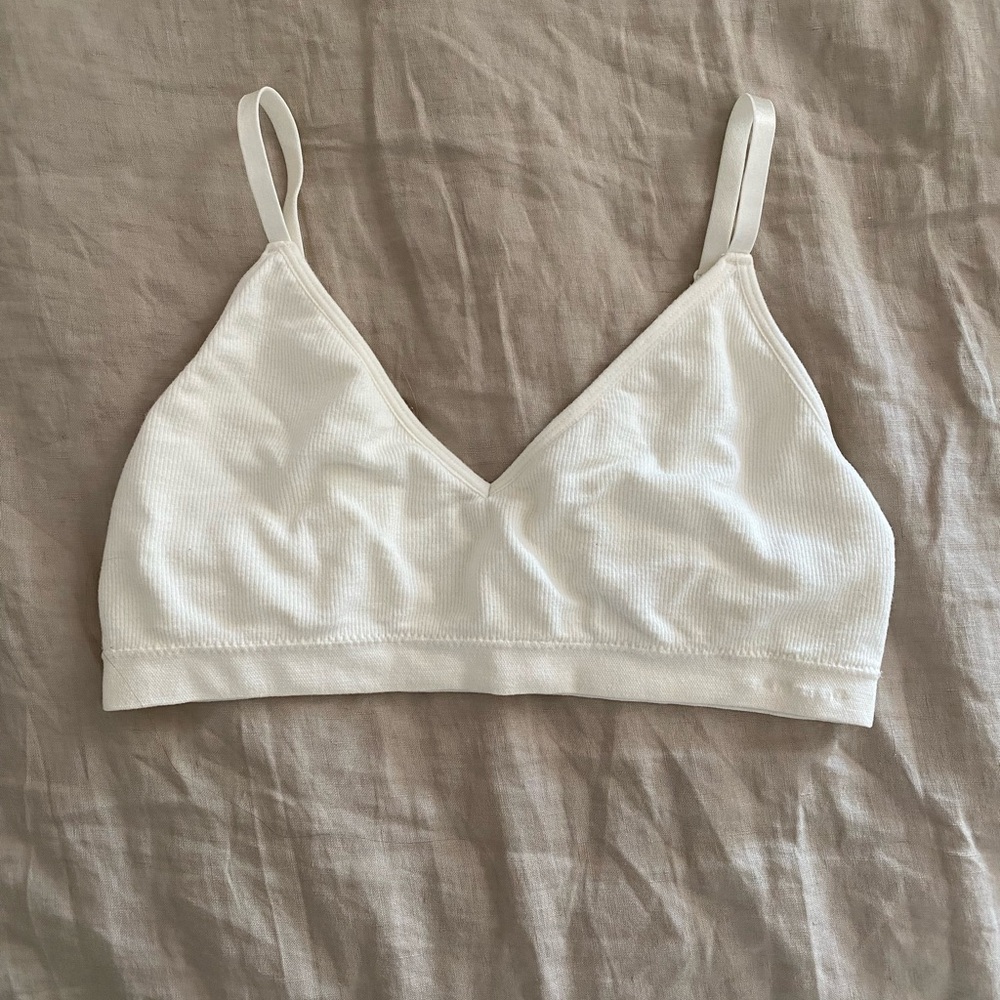 Bamboo Women's White Bralette